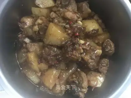 Chicken crotch potatoes