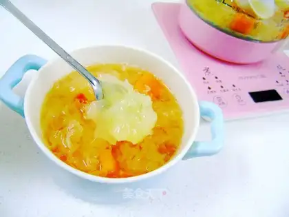 The papaya silver ear soup