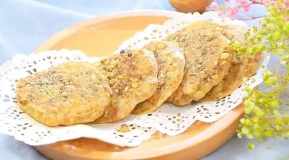 Apple walnut pancake