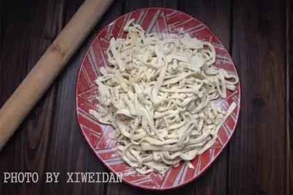 Handmade egg noodles