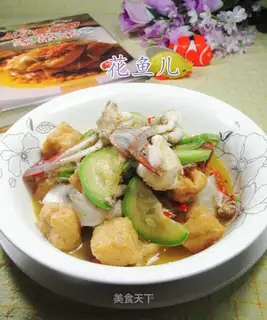 Crabs boiled with little tofu