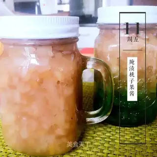 Pickle peach jam