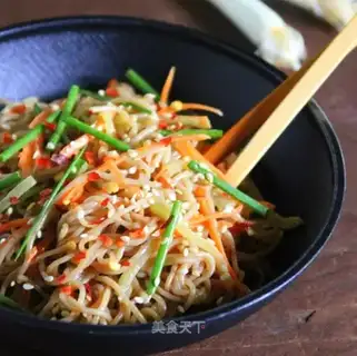 Peanut butter, soy noodles