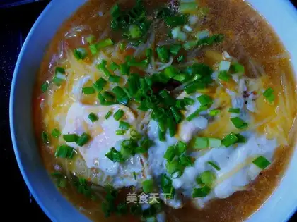 Potato egg soup