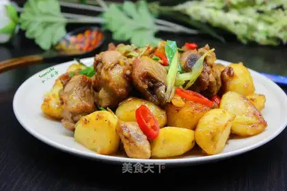 Potato chicken leg