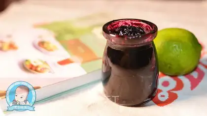 Homemade blueberry jam