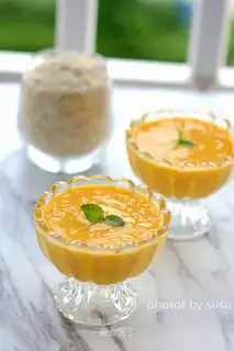 oatmeal mango milkshake