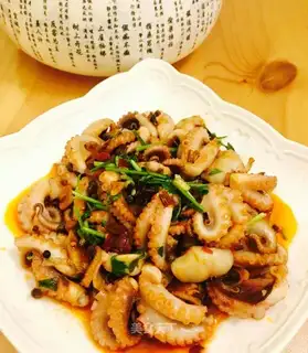 Spicy octopus
