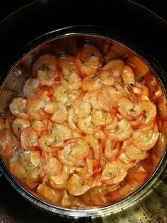 Steam-based shrimp