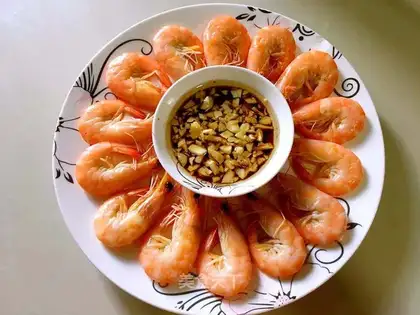 Shrimp burning