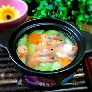 Smelt shrimp soup
