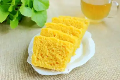 Pumpkin rice cake