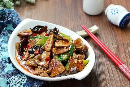 Fish and pork liver
