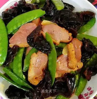 Duck chests with Dutch beans