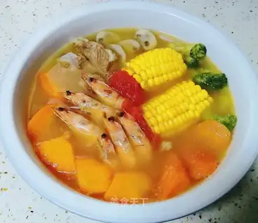 Three fresh soup