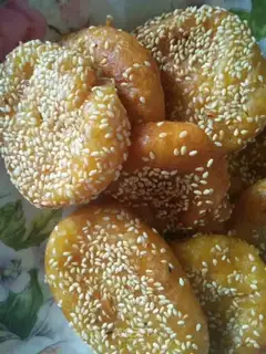 Pumpkin sesame cake