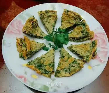 Fried eggs with fragrance