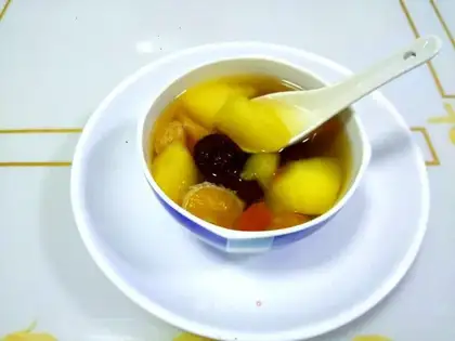Apple date soup