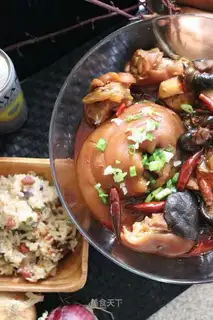 Powder with mushrooms and hooves