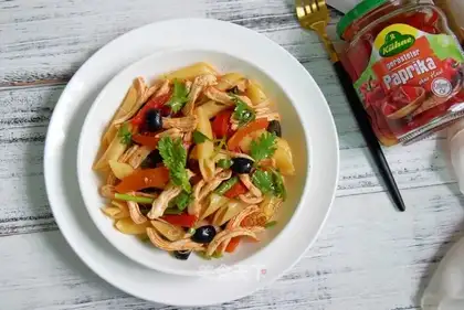 Chicken pepper pasta