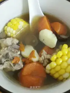 Corn steak soup