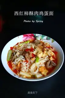 Tomato egg noodles