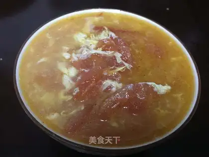 Tomato egg soup