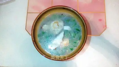 Egg melon soup
