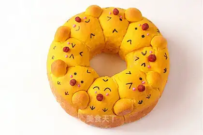 Squeeze the chicken bread