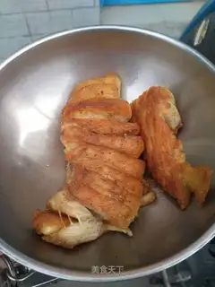 Fried chicken breasts