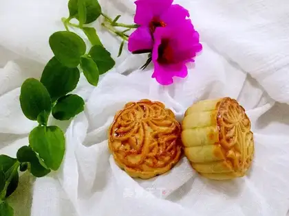 Handmade moon cake