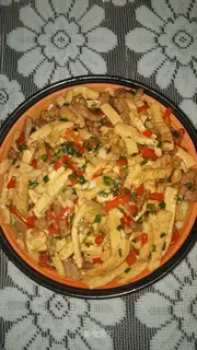 Tofu dry fried meat