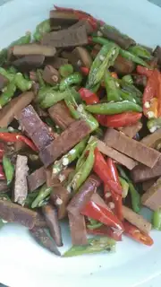 Chili fried tea