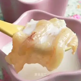 Milk gel soup