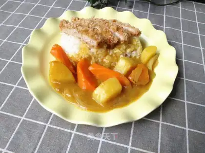Curry pork chops