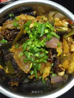 Spicy dry chicken