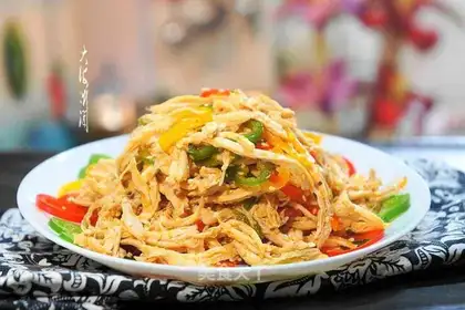 Spicy chicken silk