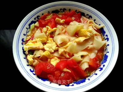 Tomato egg noodles