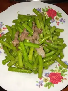 Fry bean horns
