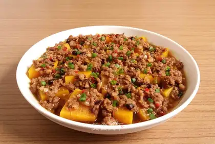 The bean poached pumpkin