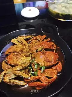 Red burning crabs
