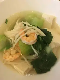 Gold for shrimp soup