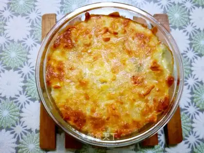 Corn ham rice