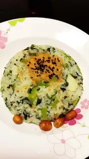 Mustard meat and rice