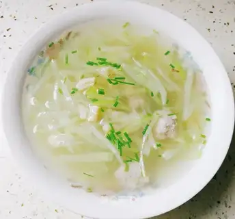 I'm eating soup