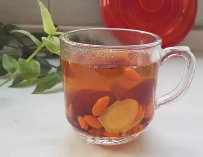 Soup of red-treed ginger