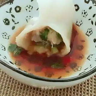 Three fresh dumplings