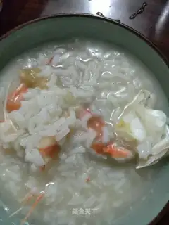 Crab congee
