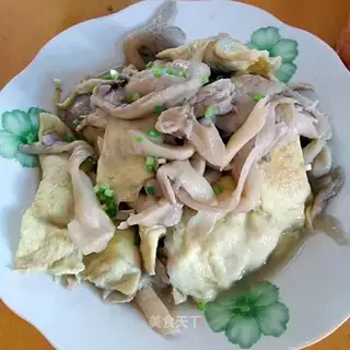 Eggs and mushrooms