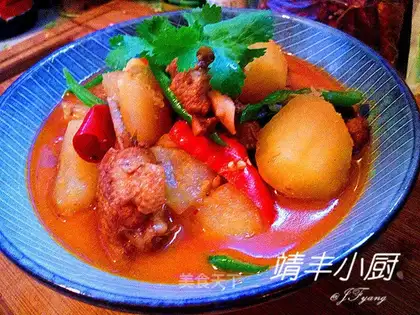 Spicy potato chicken